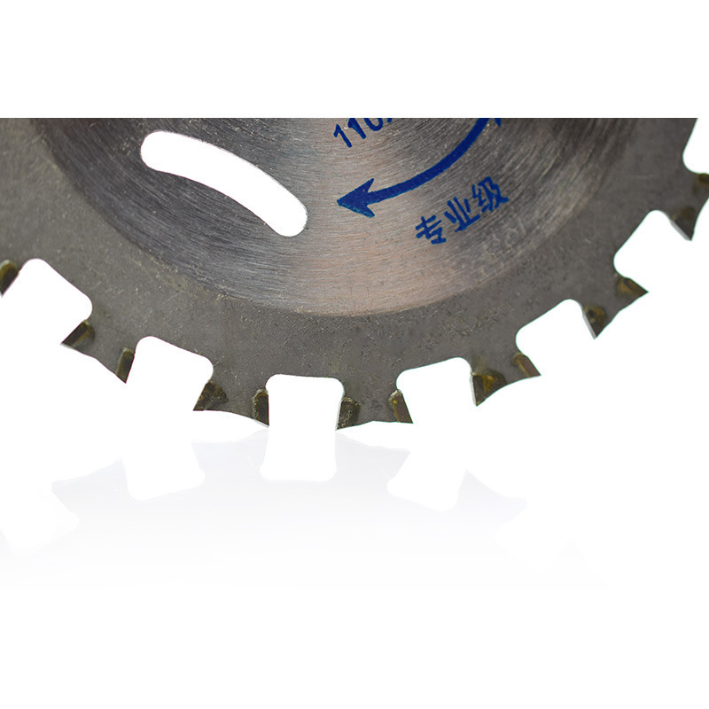 Cross-border bestseller 4-inch bidirectional tooth blade hard alloy double-sided cutting saw blade woodworking saw blade factory direct sales details Picture