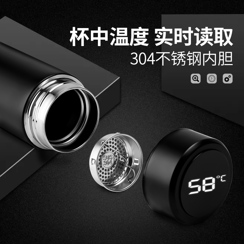 Smart thermos cups with touch temperature sensing, warm water cup display temperature, tea cup temperature control, 304 stainless steel cup wholesale Application Scenario