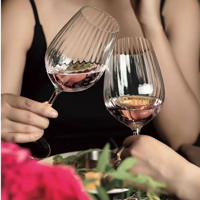 Lemeiya Night Yeast Wine Glass Set, a light luxury high-end set, home wine ware, glass wine tall glass full figure