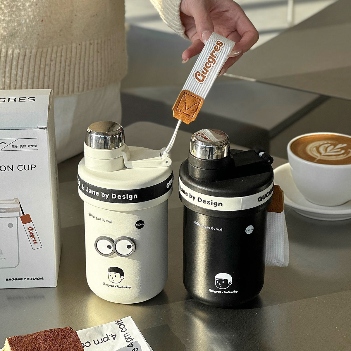 Wholesale of new high-appearation-level insulated cups, large-capacity stainless steel water bottles for women, insulated water cups, coffee cups and gift cups Application Scenario