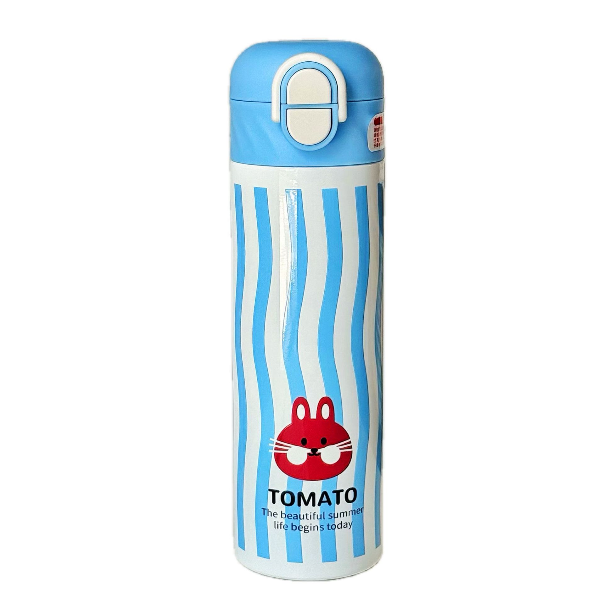 Cartoon cute insulated cup, light luxury and high-end water cup, outdoor portable double-drinking cup for boys and girls, straw cup for primary school students Item Picture