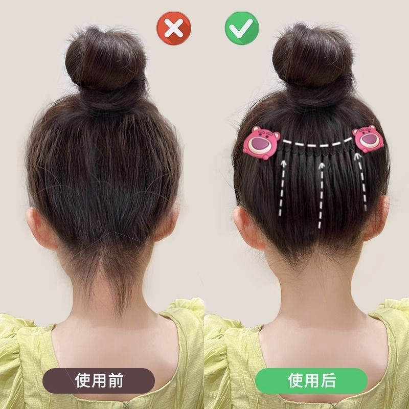 Sanrio Children's Hair Clipping Wonder: Invisible back of the head hairpin, Little Girls' hairpin, Hair clipping and combing accessory Specification drawing