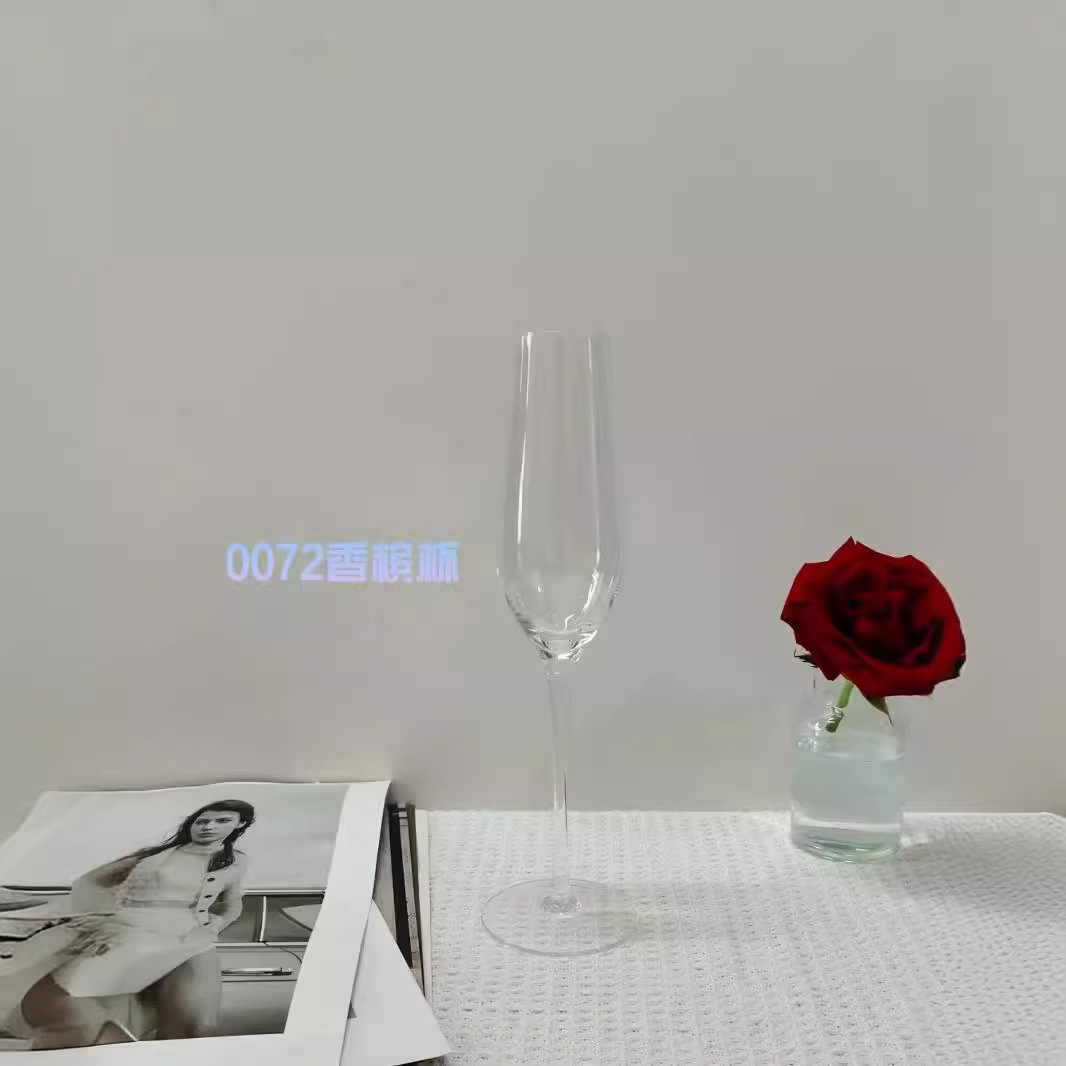 Crystal glass highball glass champagne glass set, home creative wine glass, couple wedding pair glasses sparkling wine full figure