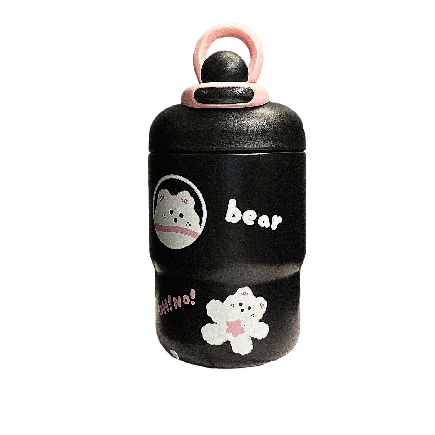 Cartoon insulated cup, high appearance level for girls, direct drinking portable water cup, portable couple, student gift, stainless steel cup Item Picture