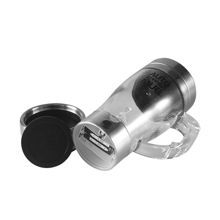 350ml battery-powered shaker cup meal replacement powder, stainless steel shaker cup with handle, coffee protein powder shaker cup Specification drawing