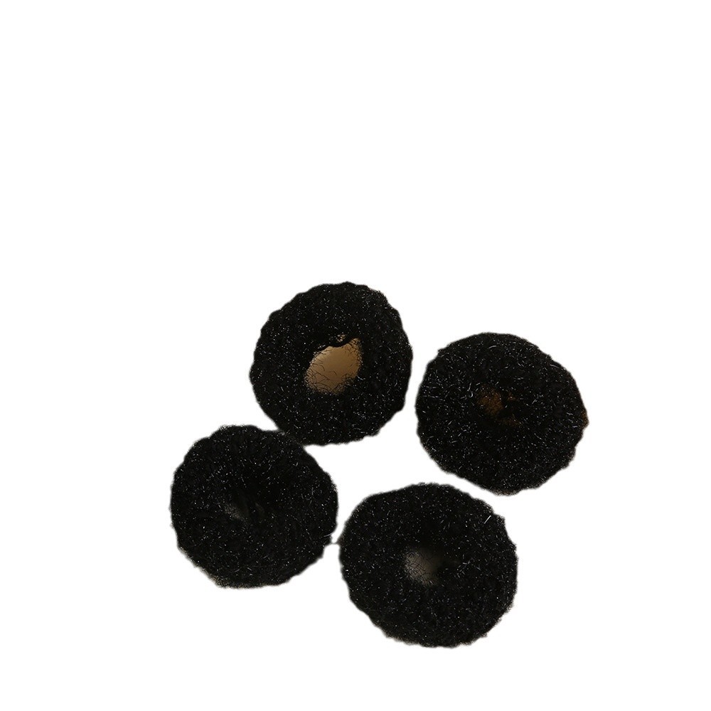 High-elasticity and durable canned hair tie, rubber band, girls' high school ponytail hair tie, simple and elegant bun hair loop Item Picture