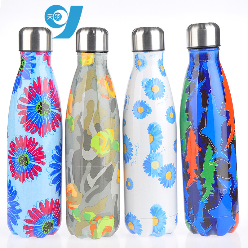 Sports creative cola cup, vacuum 304 stainless steel insulated cup, gift water cup, can be printed with logo, factory direct supply Specification drawing