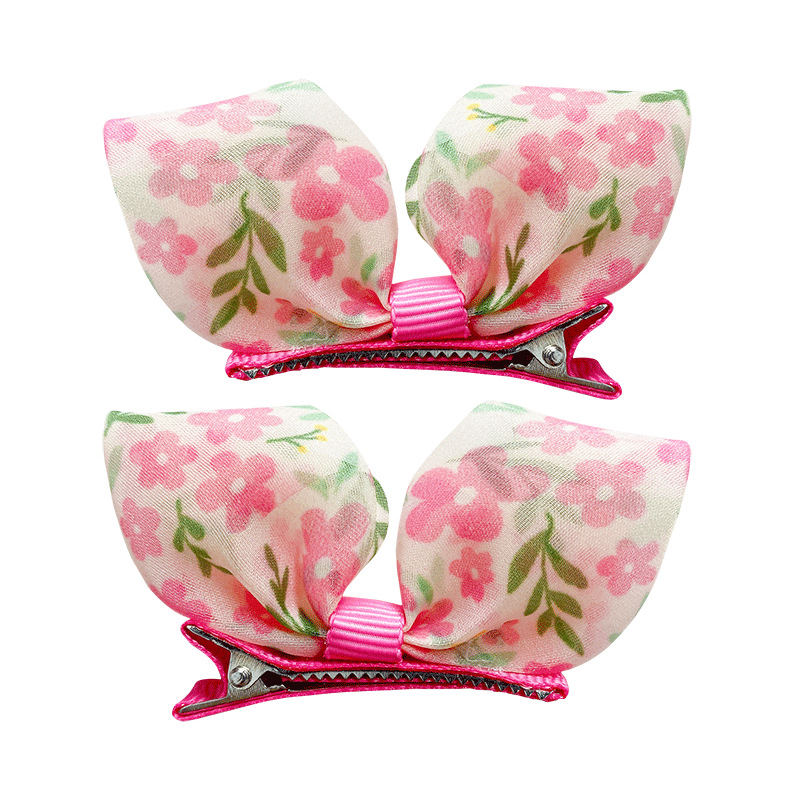 Cute and ethereal bow hair clips for children, girls, little girls, babies, hair accessories, headwear, hair clips, Korean girls Item Picture