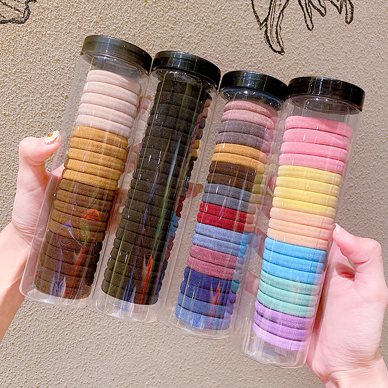 Korean version 20 high-elasticity hair ties, seamless rubber bands, women's hair ties, no hair damage, no hair tie, hair band Specification drawing