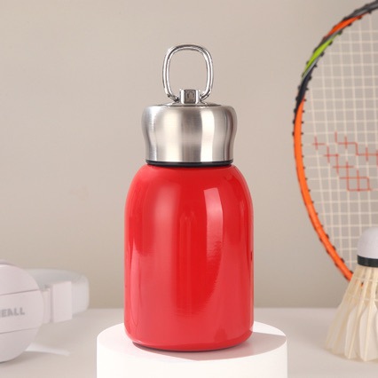 New cross-border household Peacock Chinese-style Little Fat Ding 316 insulated cup, outdoor portable carrying ring pocket cup, portable cup details Picture