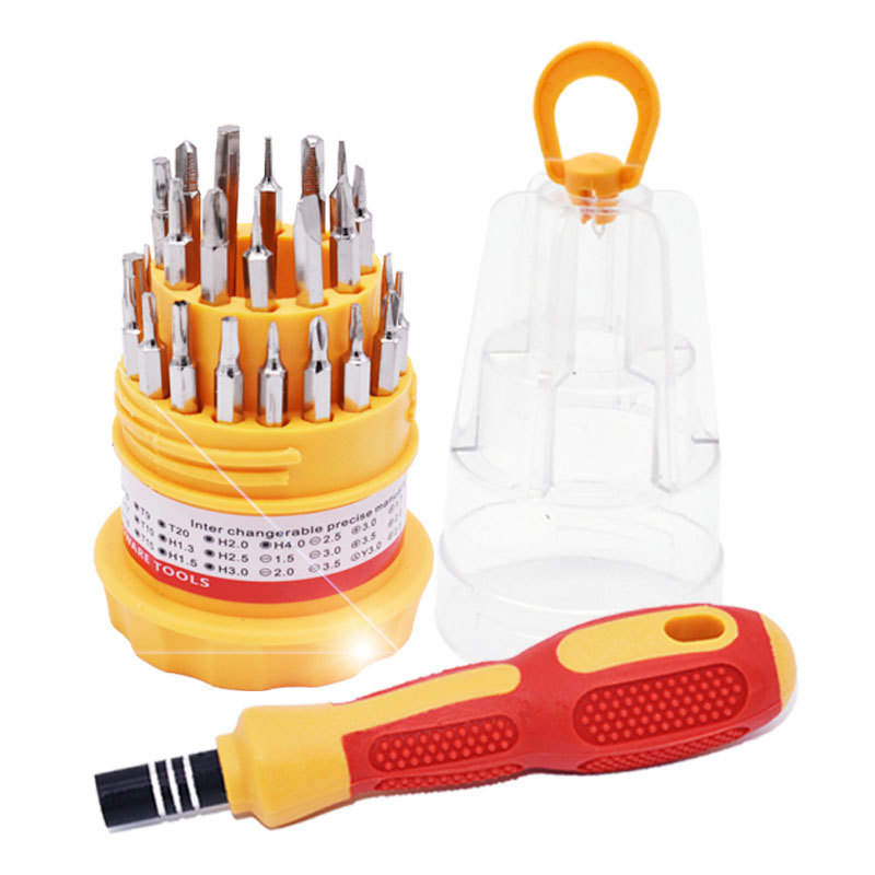 Mobile phone, computer and telecommunications repair, disassembly and repair tools 31-in-1 combination screwdriver, screwdriver, multi-purpose screwdriver set undefined