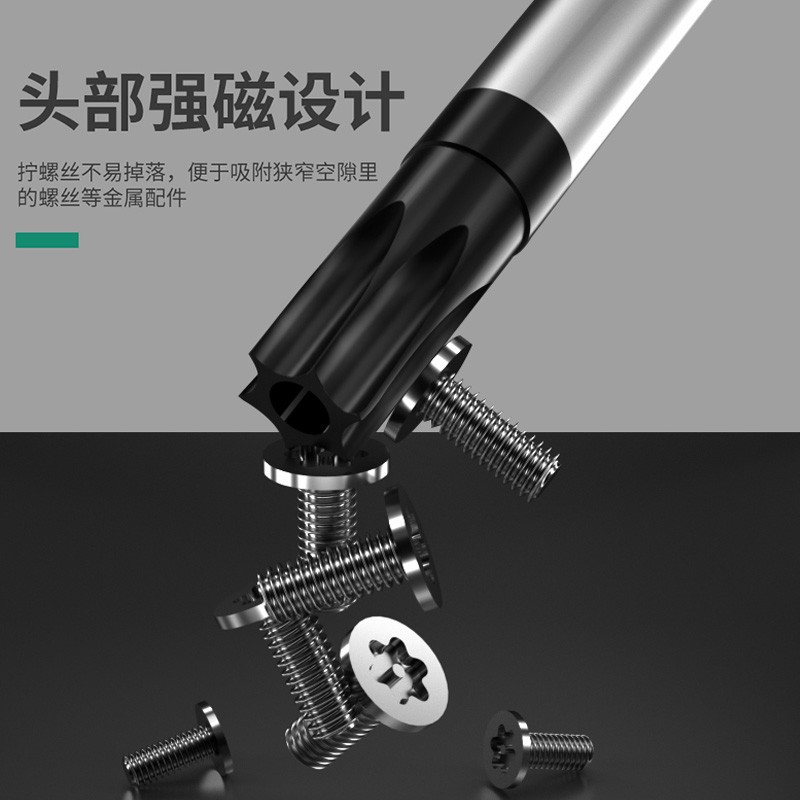 Star-shaped hexagonal screwdriver t20, t15, t30, t10 tool set, t25 pattern details Picture
