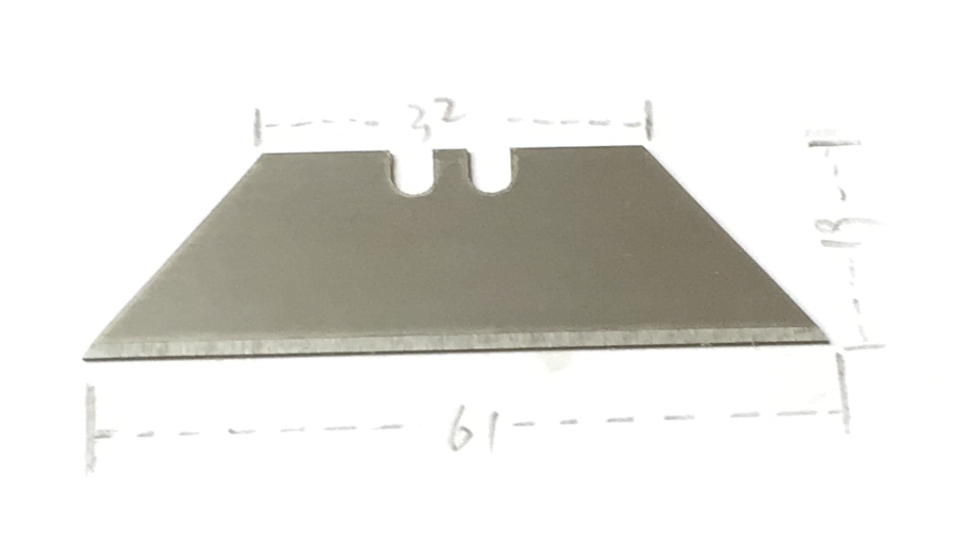 Factory batch: 0.6mm 10 pieces per box, trapezoidal blades, folding blades in various styles, sharp and practical Item Picture