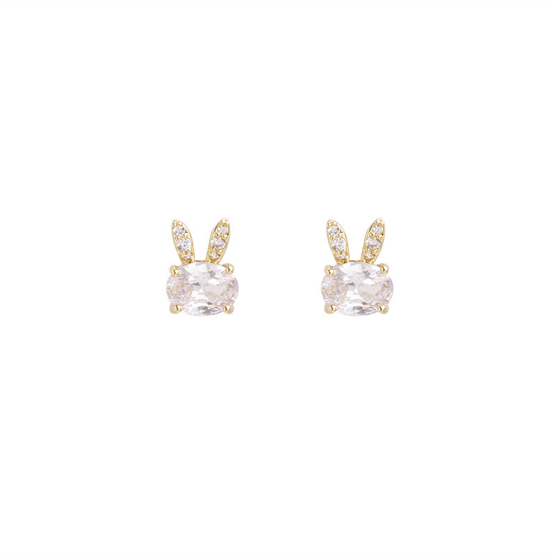 925 Silver needle pearl earrings, women's ins style, high-end design sense, simple and exquisite, small zircon stud earrings wholesale Item Picture