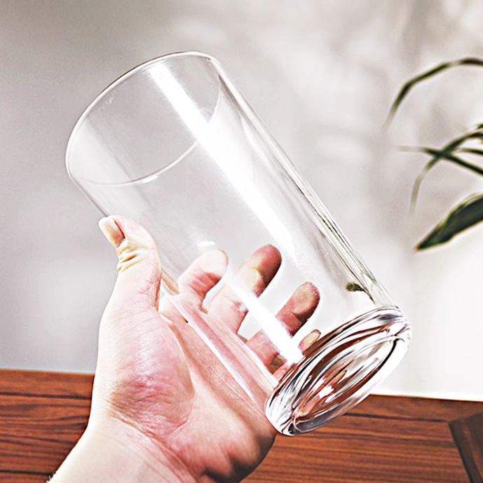 European large-capacity American pint cups, wide-mouthed cups, special juice drink cups, craft beer mugs, glass water cups Specification drawing