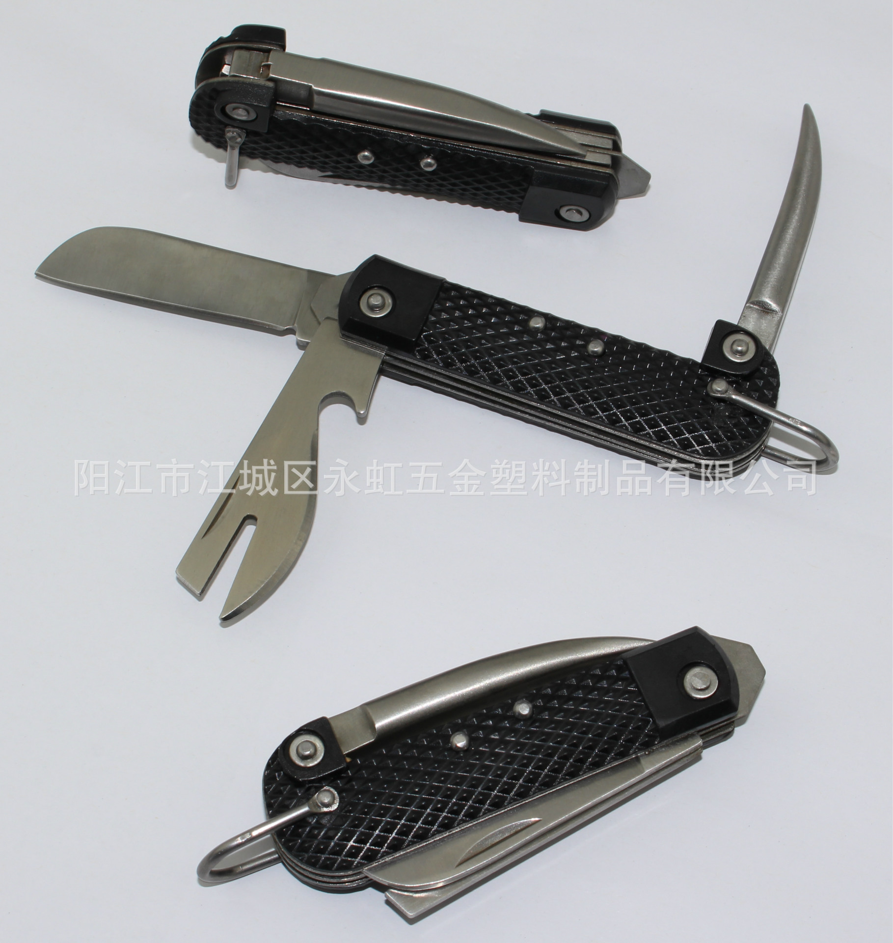 Fishing knife, multi-functional outdoor tool knife, fish slicing knife, stainless steel folding knife, multi-purpose knife full figure