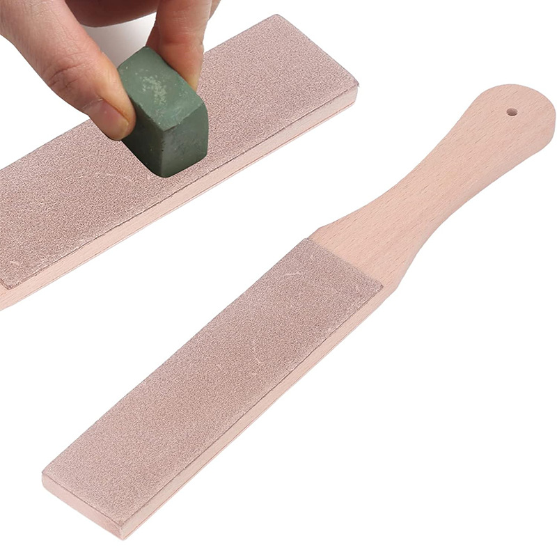 DIY handmade leather goods, deburring for cowhide 1.0mm, grinding board, polishing special swinging board, leather cutting knife, grinding board Application Scenario