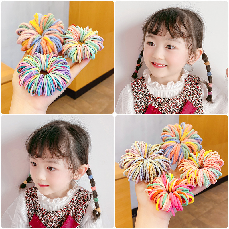 Cute girl hair accessories, rubber bands, children's hair ties, hair bands, and baby hair has less hair Specification drawing