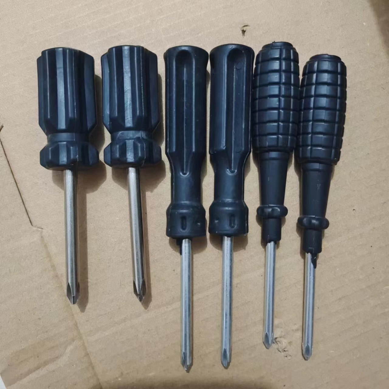Radish head screwdriver tools, cross radish head single-head screwdriver, mini screwdriver, grenade handle, small screwdriver full figure