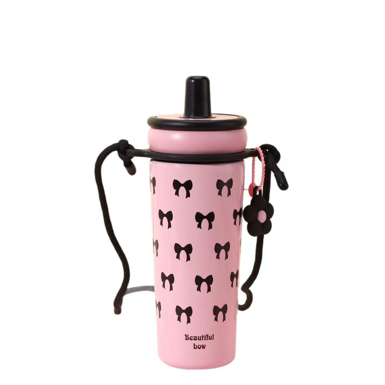 2025ins straw insulated cup, high appearance level, stainless steel 316 cup for girls, large capacity, new student water cup Item Picture