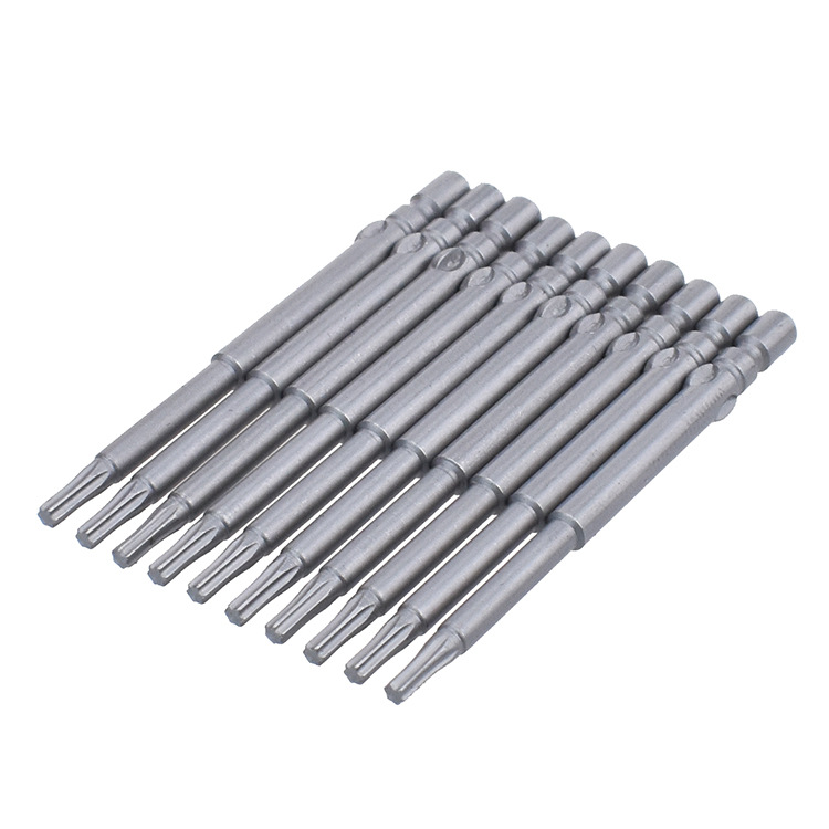 Nigao S2 material, 4mm electric screwdriver bit, hexagonal plum blossom head, 800 electric screwdriver tip, electric screwdriver screwdriver, magnetic 40L, 60L Item Picture