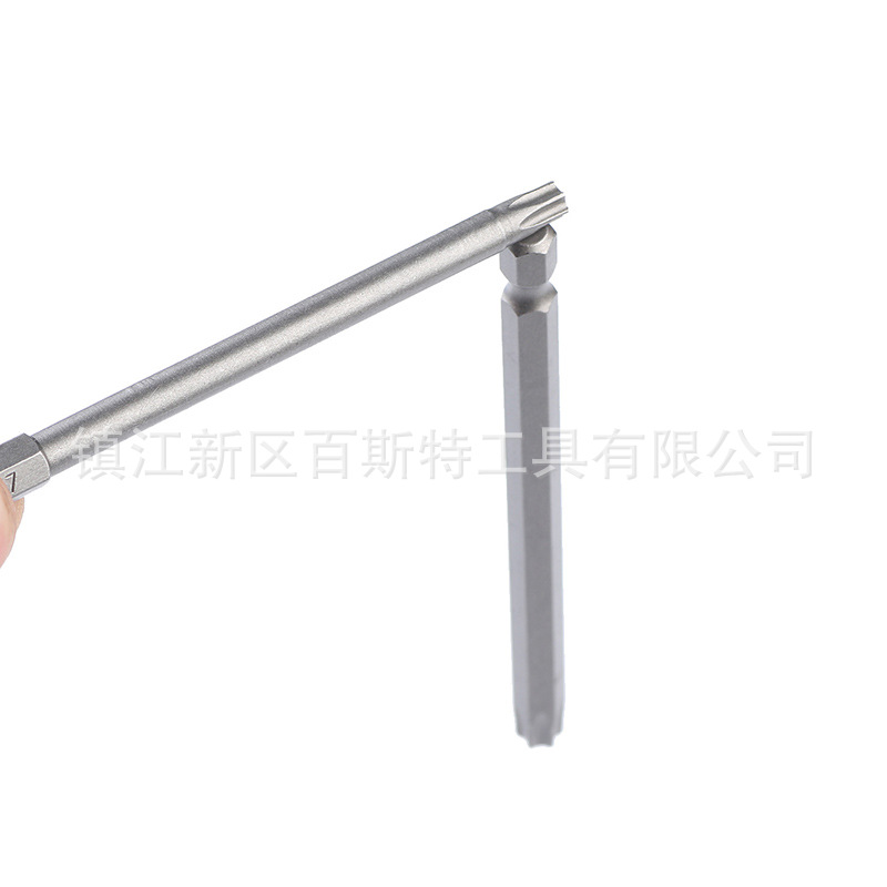 8-piece set of hollow head 100mm 150mm long middle hole plum blossom head sandblasted head combined chromium-vanadium steel Item Picture