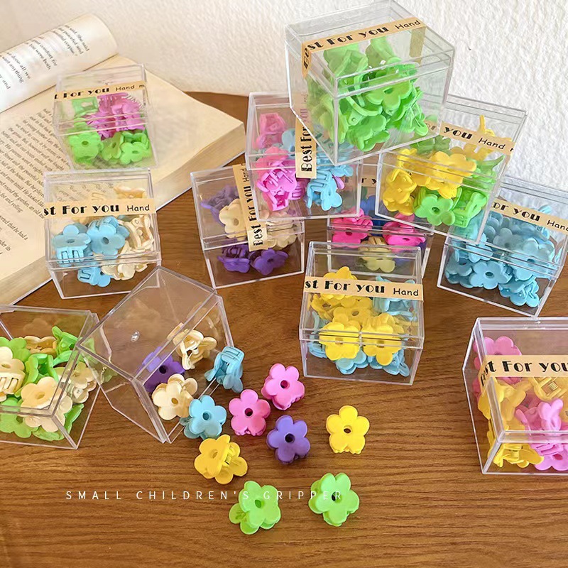 Mini candy-colored small hairpins for women, side bangs on the forehead, broken hairpins, summer princess head grab hairpins full figure