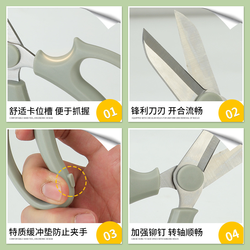 Stainless steel branch pruning shears, fruit and flower tree picking shears, garden fruit tree and flower branch grafting scissors tools Specification drawing
