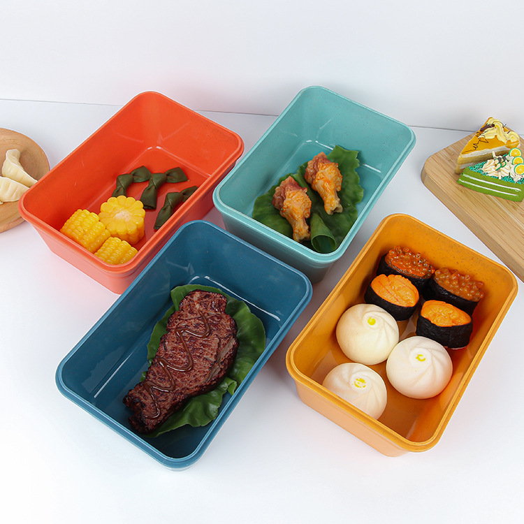 Amazon wheat straw lunch box, refrigerator freezer storage box, lunch box, grain and dried fruit storage box manufacturer wholesale Application Scenario