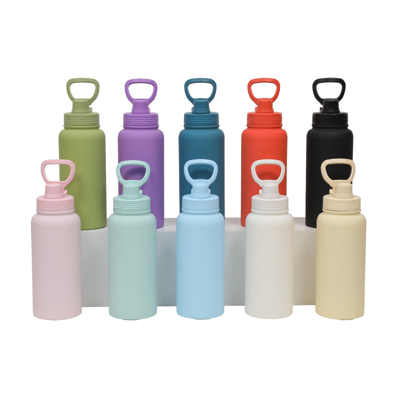 New cross-border Amazon space flask, 304 stainless steel double-layer vacuum portable insulated cup, sports water bottle details Picture