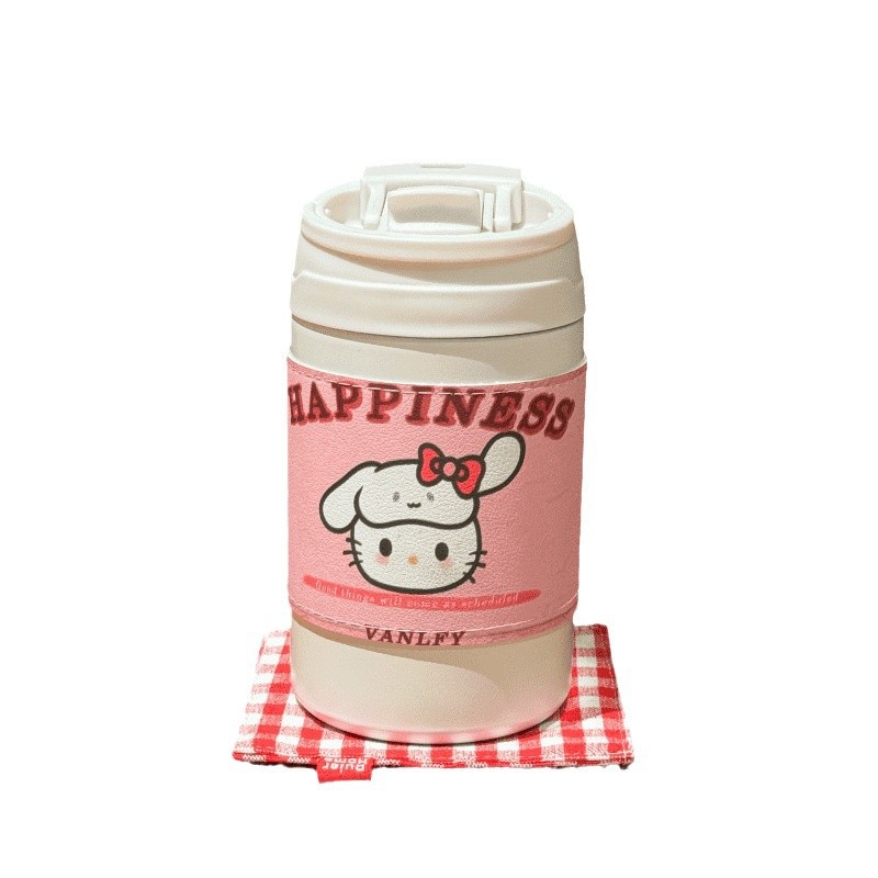 Original ins insulated cup, high appearance level, cute for girls, new portable 304 stainless steel water cup, hand-held Item Picture
