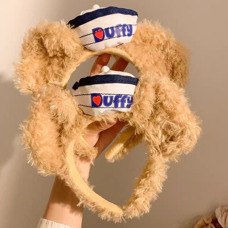 Cute little bear ears, plush hair band, birthday photo for girls, amusement park cartoon face wash makeup headband, hair clip, hair accessory Application Scenario