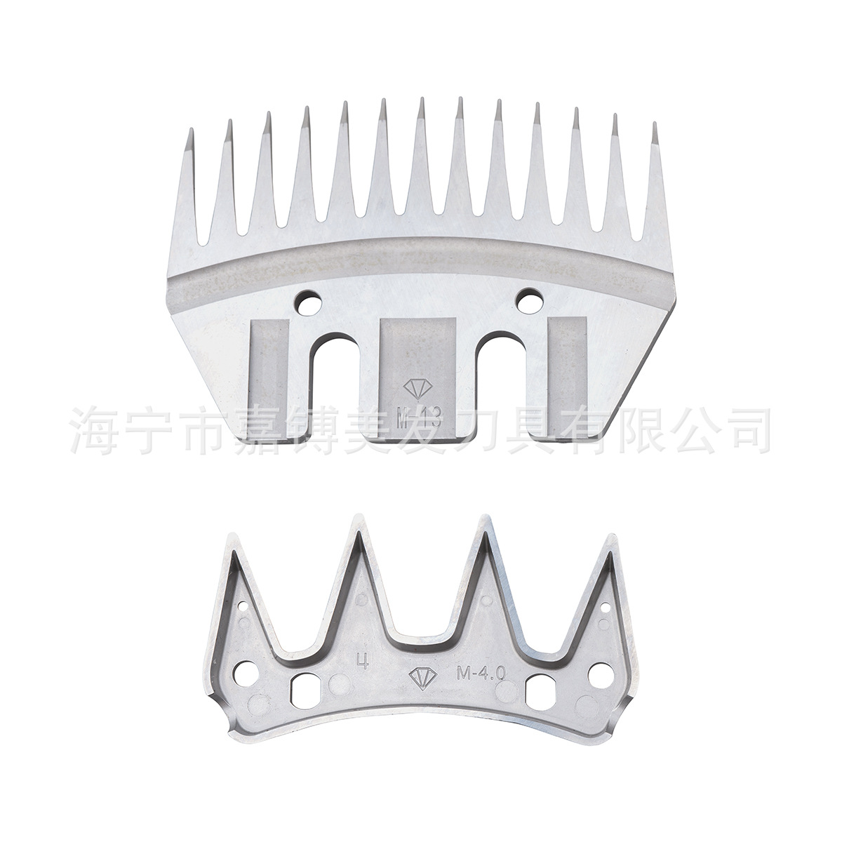 The new process upgrade of the straight 9-tooth / 13-tooth electric push shearing blade, pusher and head for shearing wool is universal and wear-resistant Specification drawing