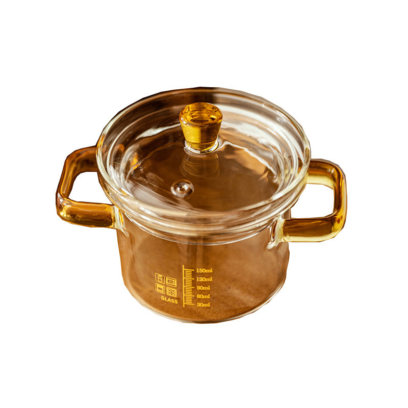 Wholesale thickened high-temperature resistant high borosilicate glass bowls, stewing cups, household large-capacity high-appearance-level steamed egg cups, soup POTS and milk POTS Item Picture