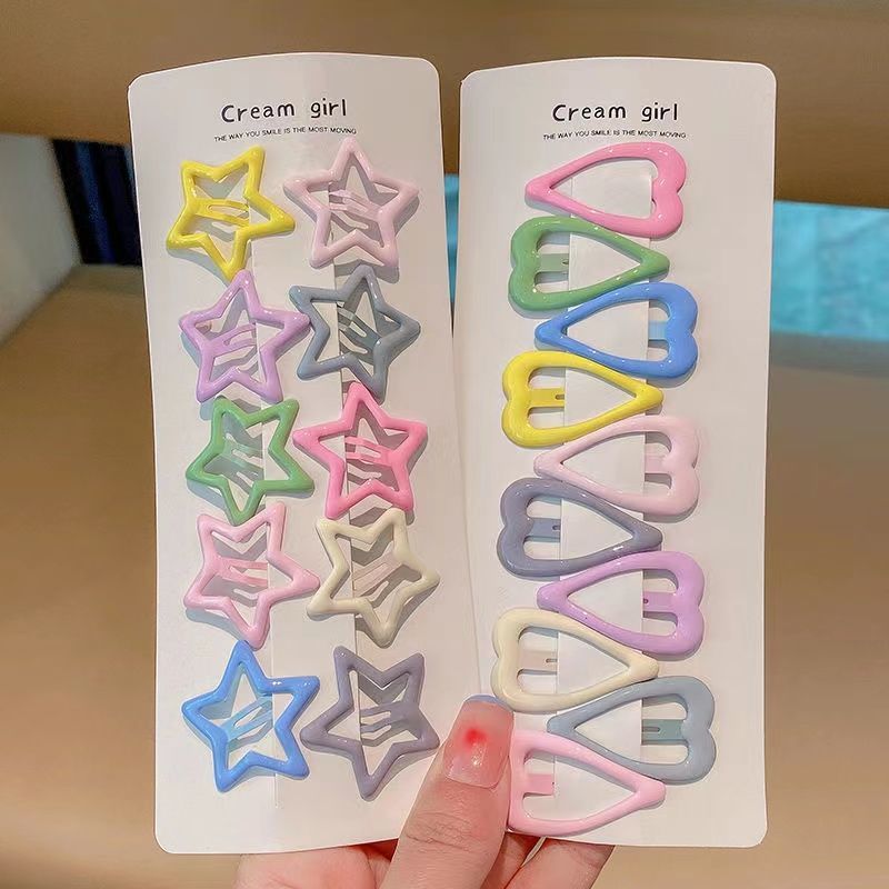 A new baby baby clip with a side hairpin on the side of the bangs in autumn, featuring a candy-colored hair clip for girls, a popular children's Internet celebrity details Picture
