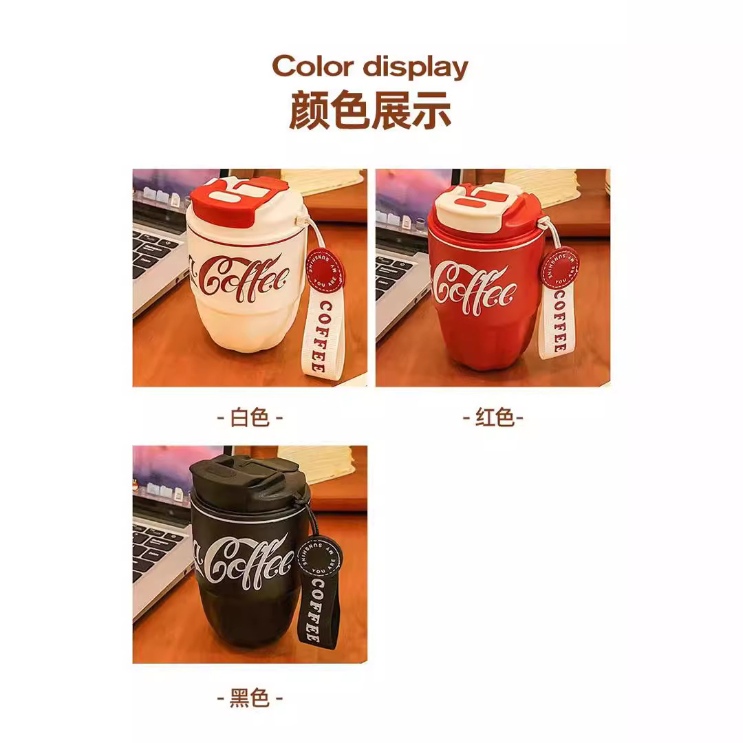 New couple insulated cups, 316 stainless steel insulated water cups, high appearance level car cups, simple coffee cups for men and women Specification drawing