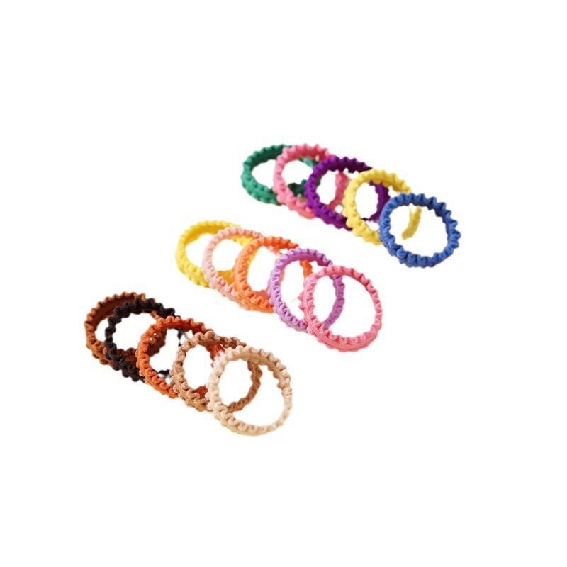 Colorful lace, widened hair ties, children's hair non-damaging hair ties, girls' hair ties, hair bands, baby headwear, hair accessories Item Picture