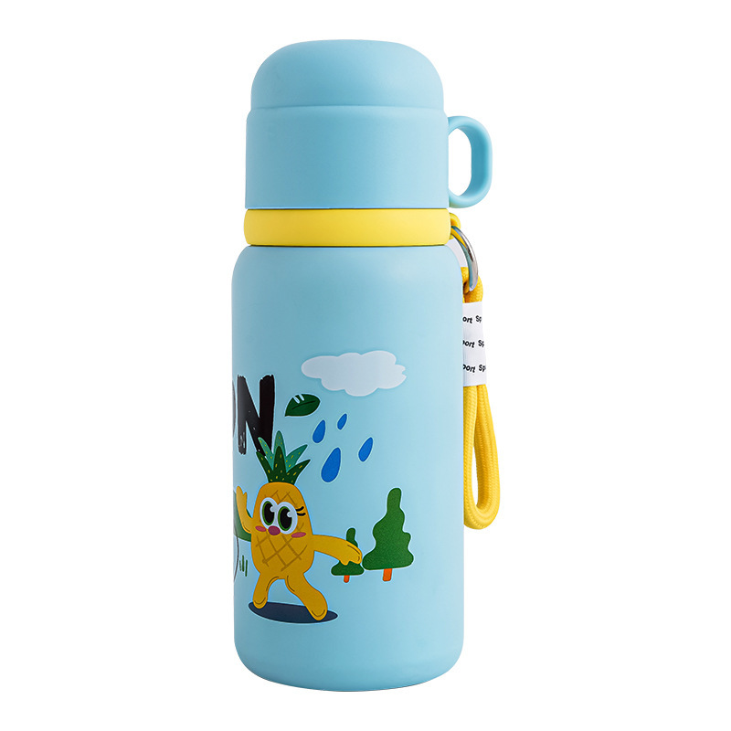 2024 New cartoon spotted high appearance level insulated cup, women's portable cup, student-specific children's water cup, straw cup Item Picture