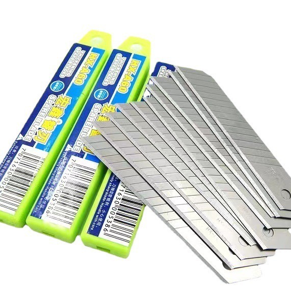 14 sections of Zhuhai Hongxin 06MM thick HX-A60 utility blade, Hongxin replacement blade details Picture