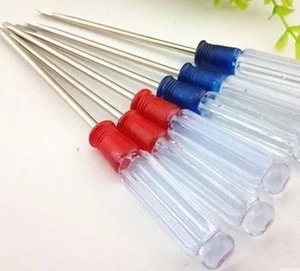 Crystal screwdriver, 3MM small screwdriver with transparent handle, for repairing mobile phones and computers, small screwdriver, cross and straight mini screwdriver undefined