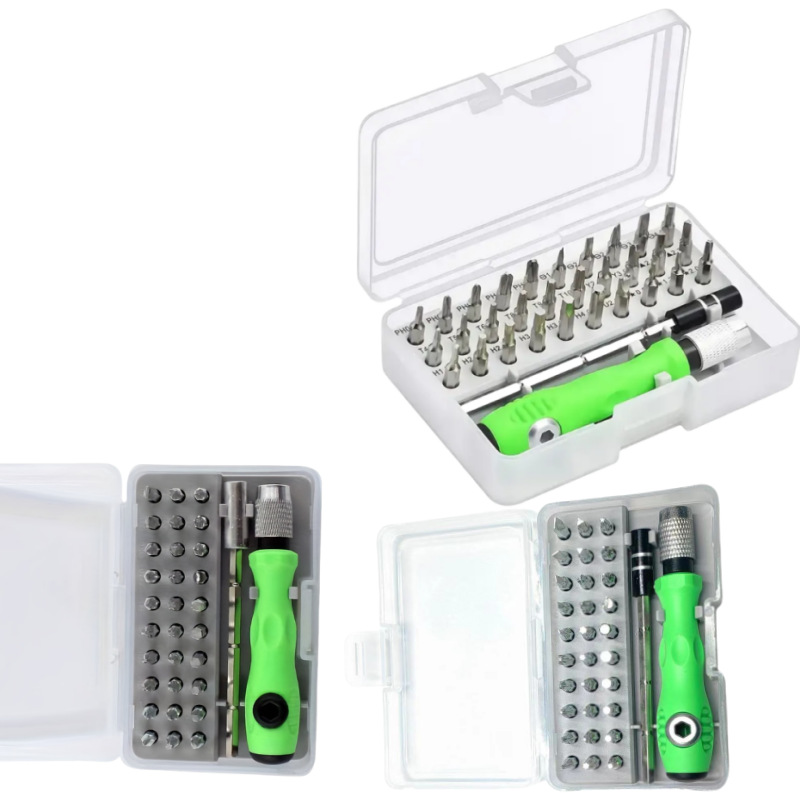 32-in-one screwdriver set, mobile phone disassembly and repair tool, can be sent on behalf of TEMU, AliExpress, and Shein for free labeling undefined