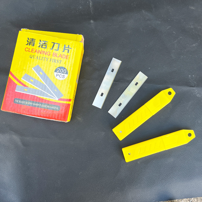 Supply carbon steel cleaning shovel blades, universal scraper blades, tile floor, glass cleaning tools, replacement blades Specification drawing