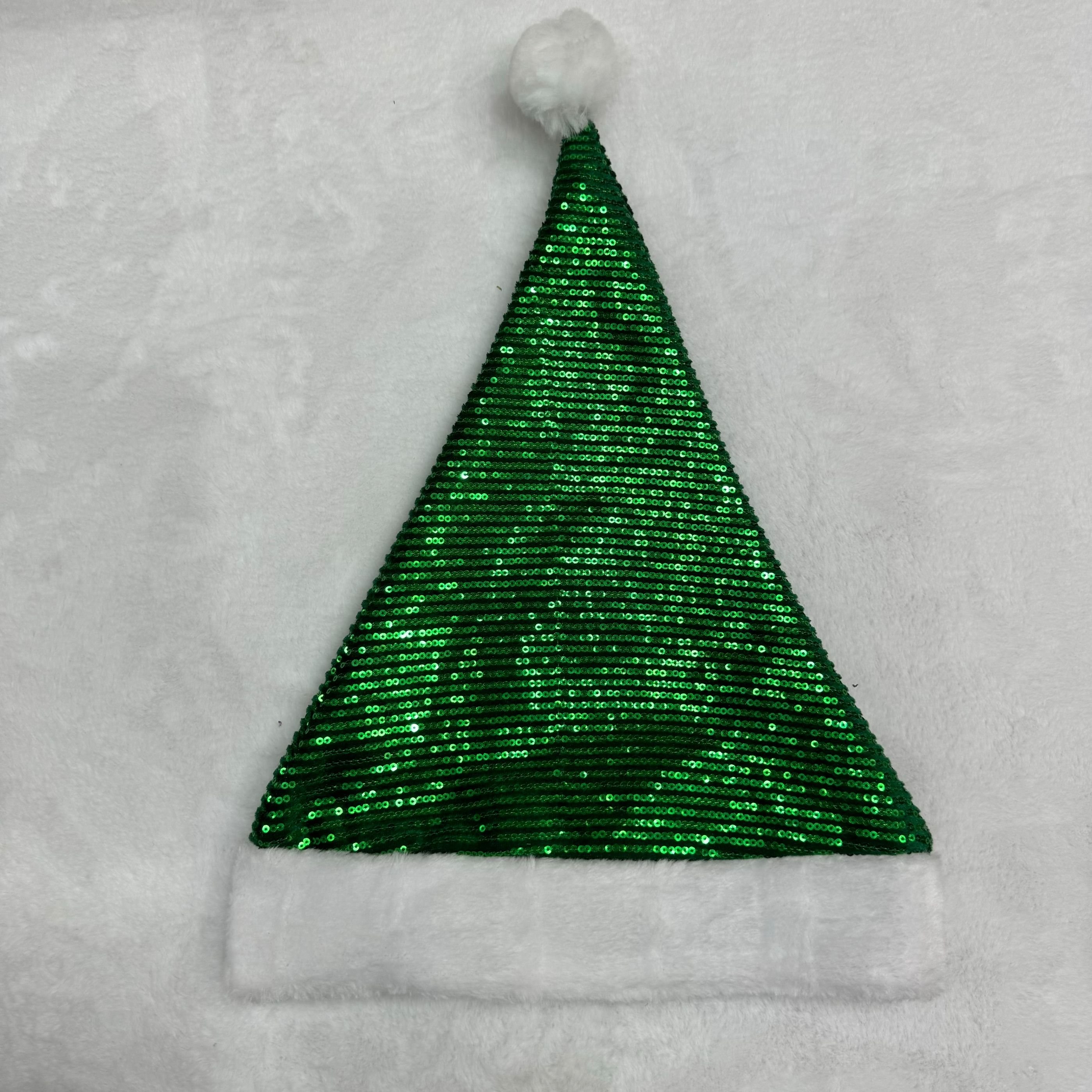 Sequined polka dot Christmas hats, high-end gold, silver, blue and red Christmas hats, Christmas party supplies, decorated colorful hats Specification image