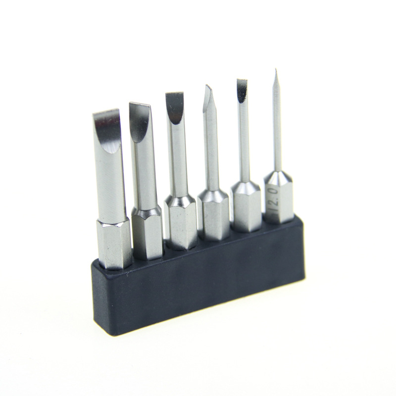 Cross-border S2 flat-head 50L electric screwdriver set, screwdriver, wind screwdriver head, strong magnetic cap, extremely hard and precise Specification drawing