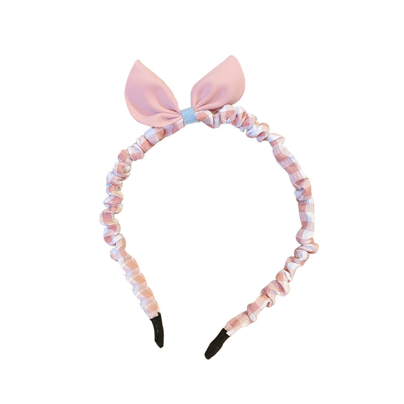 Korean rabbit ear princess hair band for children and girls, cute princess bow hair band, trendy hair accessories for little girls Item Picture