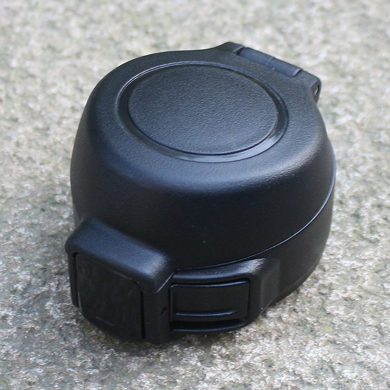 Pure black simple stainless steel vacuum insulated cup, business portable one-click lid opening straight cup, water cup wholesale details Picture