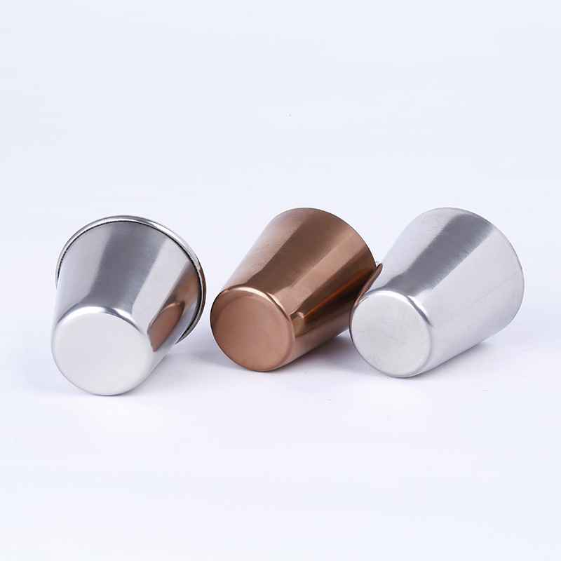 Processed stainless steel liquor cups, mouthwash toothbrushes, portable cups, mini beer water cups Item Picture
