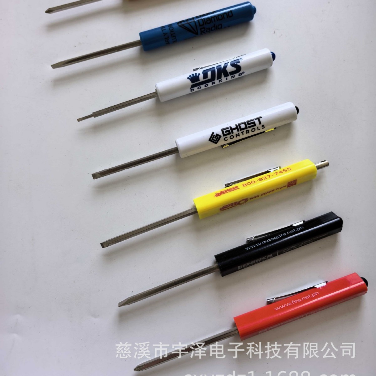 Pen screwdriver, double-head replaceable pen screwdriver, pen clip screwdriver, gift manual screwdriver details Picture