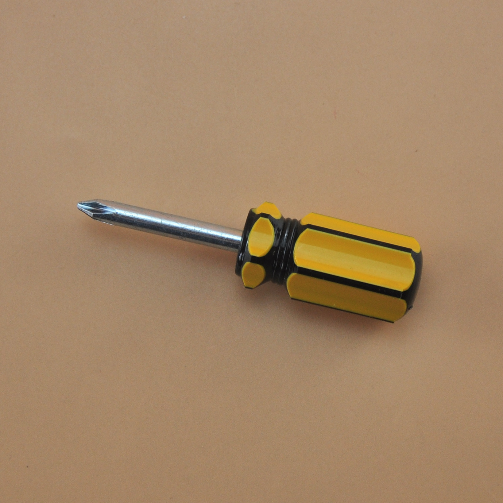 Radish head screwdriver, mini colored bar screwdriver, small screwdriver, cross screwdriver, two-color handle screwdriver, cross undefined