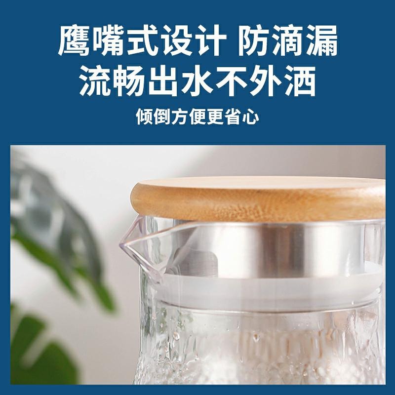Acrylic cold water kettles, plastic household teapots, high-temperature resistant hotel beverage and juice kettles, restaurant PC binding kettles Application Scenario